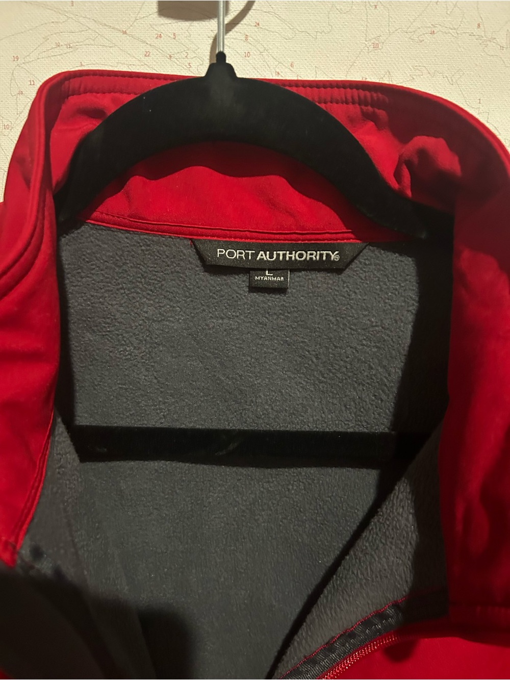 Port Authority Women's Red Utility Softshell Jacket - Picture 2 of 5